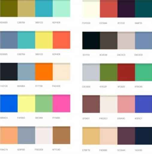 Cores na internet