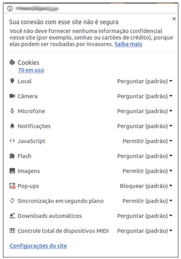 Segurança do navegador