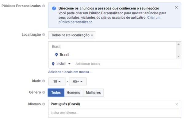 Público no Facebook