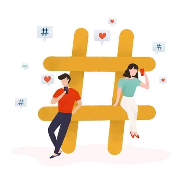 O que é uma hashtag