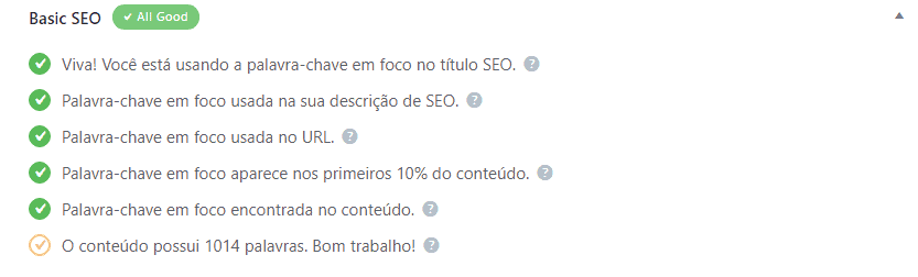 Métricas de SEO