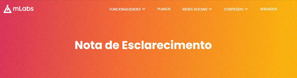 Mlabs enfrenta problemas com o Facebook Mlabs enfrenta problemas com o Facebook