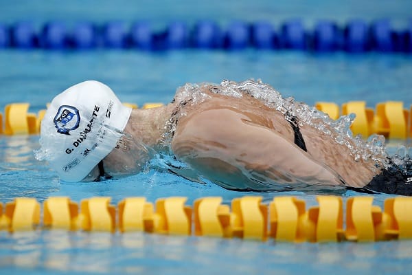 Giovanna Diamante na Equipe de Natação